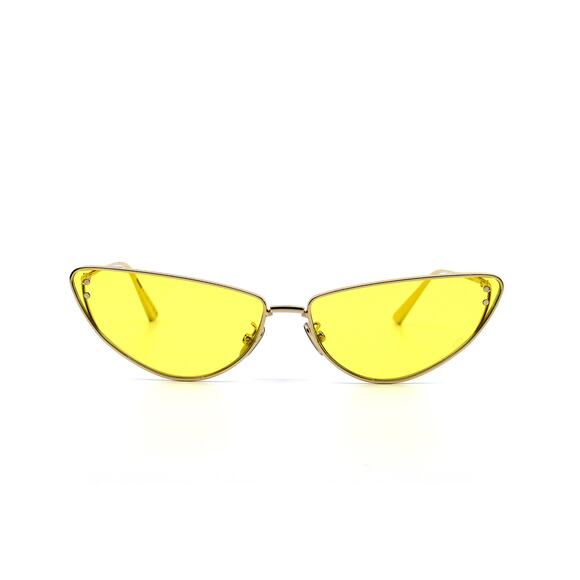 NEW DIOR MISSDIOR B1U H4C GOLD YELLOW AUTHENTIC SUNGLASSES - Picture 2 of 13